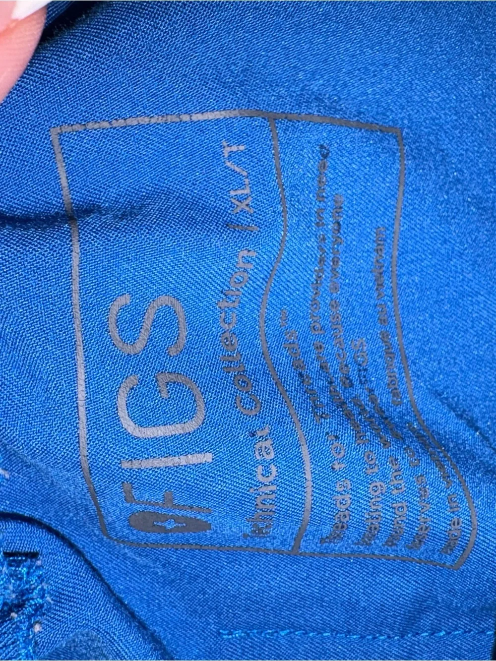 Figs Men's Royal Blue Drawstring Cargo Joggers